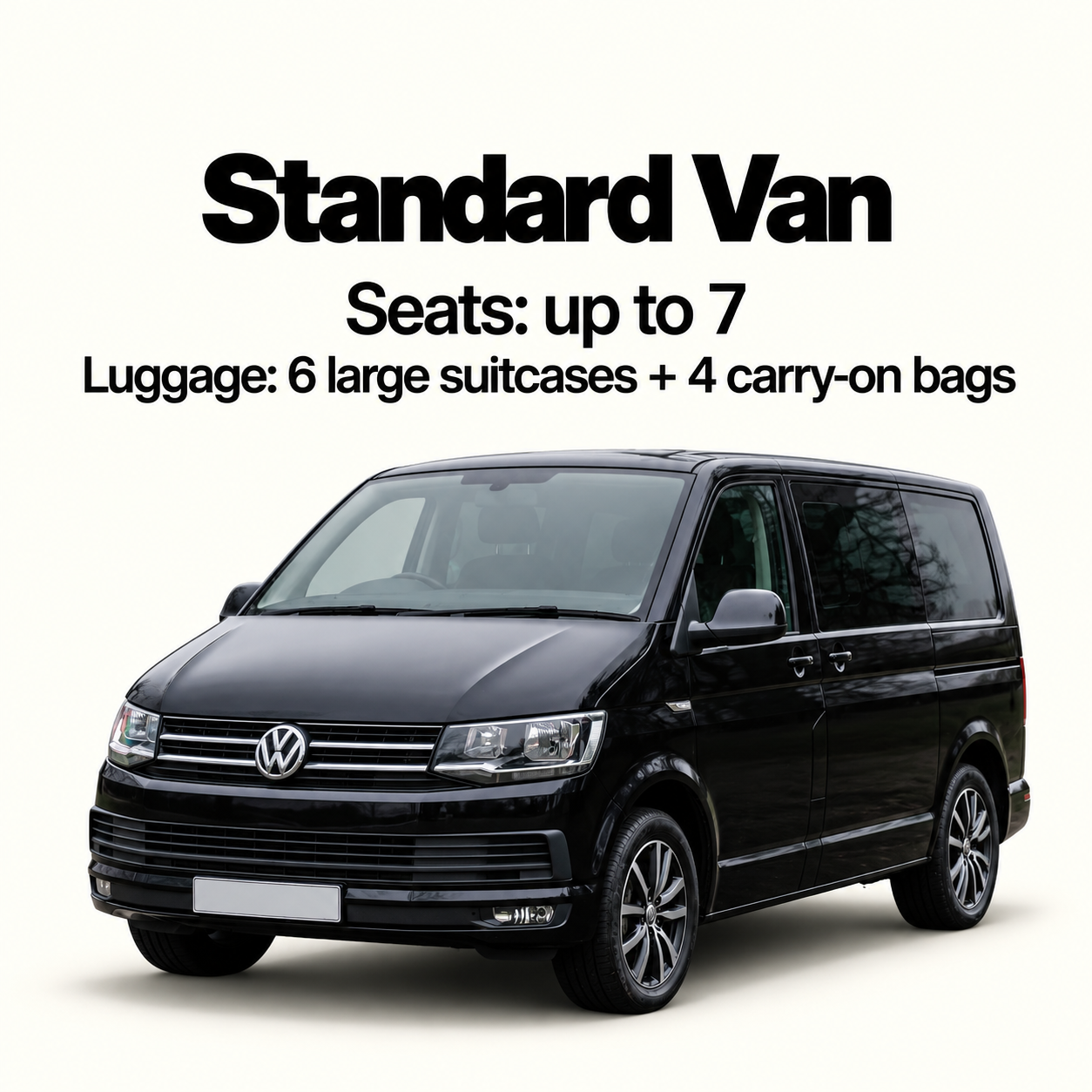 Standard Van – Volkswagen Transporter or similar