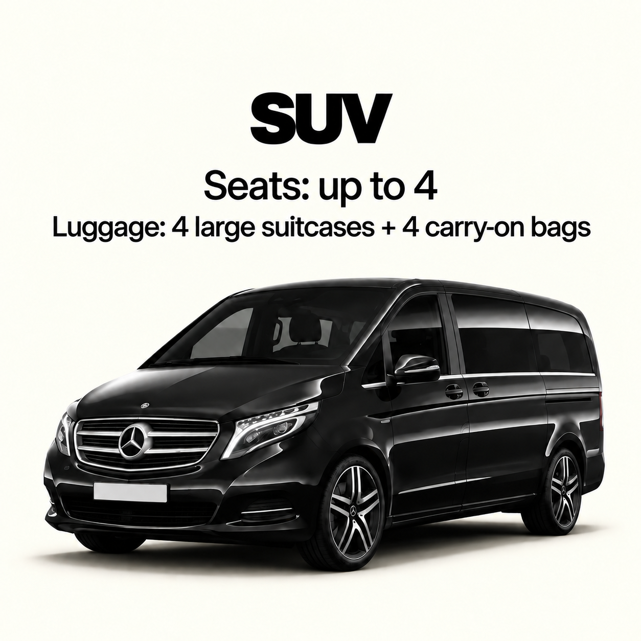 SUV – Mercedes-Benz or similar
